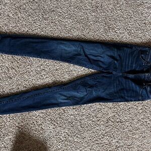 Abercrombie & Fitch Simone High Rise Super Skinny Jeans - Dark Blue